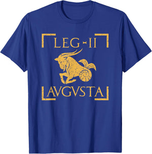 Legio II Augusta Capricornus Emblem Roman Legion T-Shirt - T-Shirt | Royal