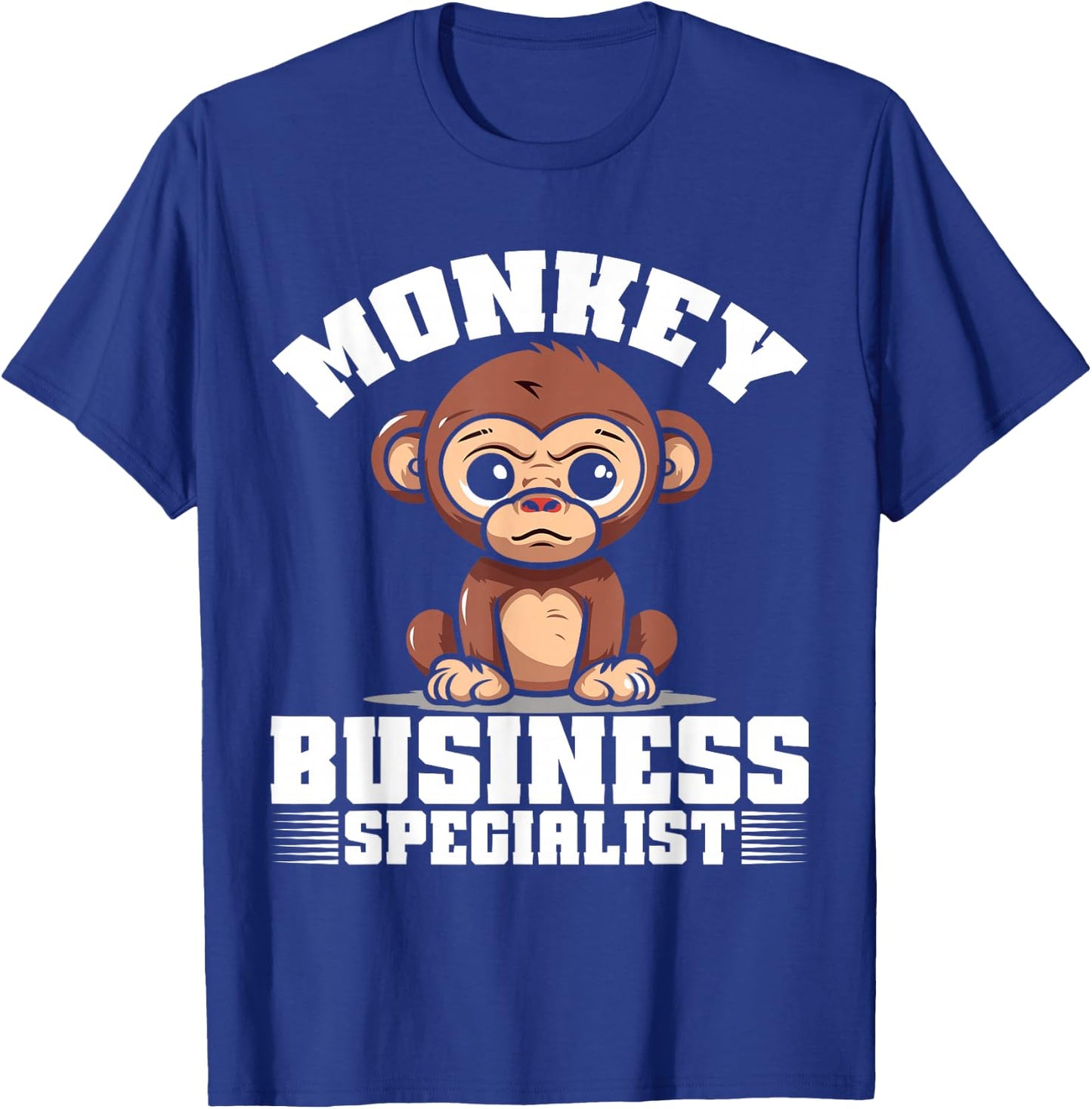 Monkey Business Specialist Monkey T-Shirt - T-Shirt | Royal