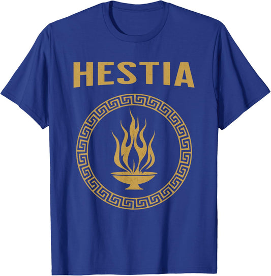 Hestia Greek Goddess Symbol T-Shirt - T-Shirt | Royal