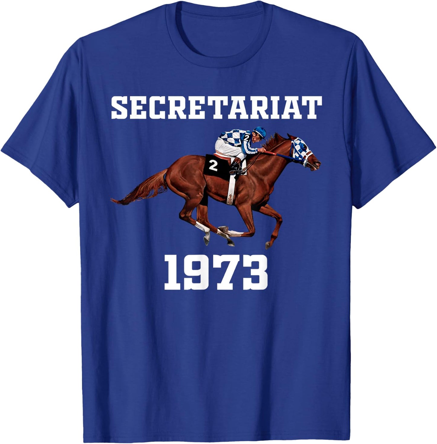 Secretariat 1973 horse racing T-Shirt - T-Shirt | Royal
