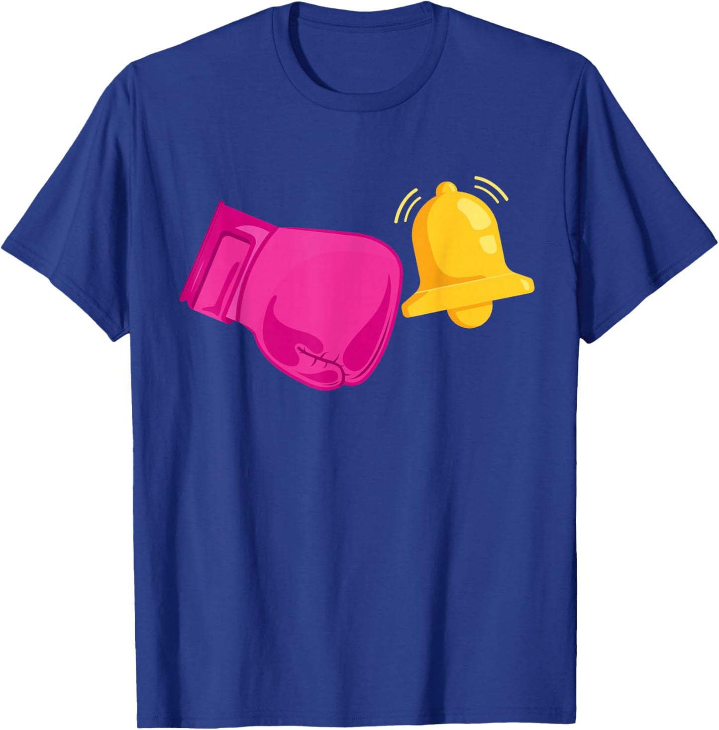 Last Chemo Ring The Bell And Run Like Hell Breast Cancer T-Shirt - T-Shirt | Royal
