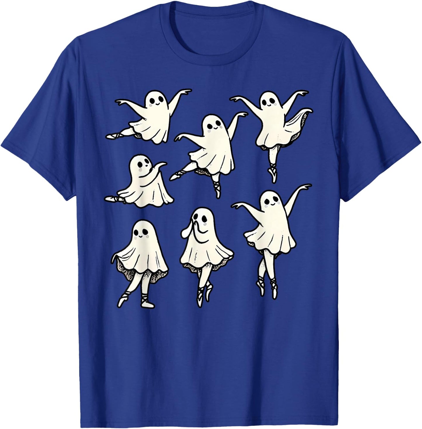 Ballet Ghost Ballet Dancer Spooky Dance Teacher Halloween T-Shirt - T-Shirt | Royal
