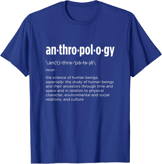 Definition of Anthropology T-Shirt - T-Shirt | Royal