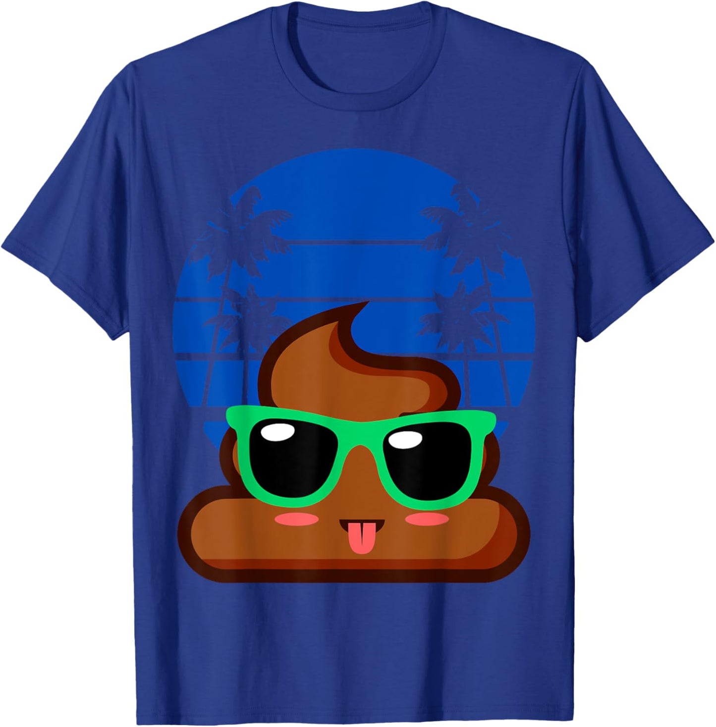 POOP EMOTICON Birthday party favors Poo for Kids T-Shirt - T-Shirt | Royal