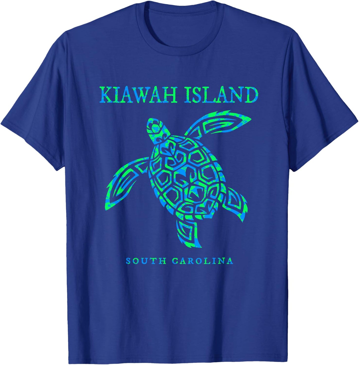 Kiawah Island South Carolina Sea Turtle Boys Girls Toddler T-Shirt - T-Shirt | Royal