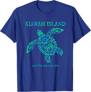 Kiawah Island South Carolina Sea Turtle Boys Girls Toddler T-Shirt - T-Shirt | Royal