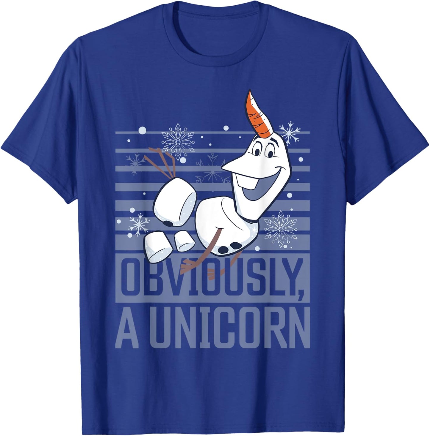 Disney Frozen 2 Olaf Obviously A Unicorn T-Shirt - T-Shirt | Royal
