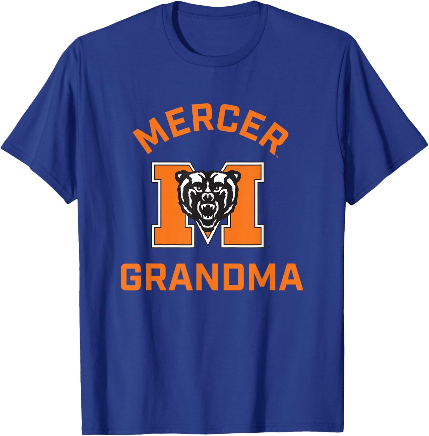 Mercer University Bears Arched Grandma T-Shirt - T-Shirt | Royal