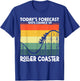 Funny RollerCoaster Vintage Amusement Park T-Shirt - T-Shirt | Royal