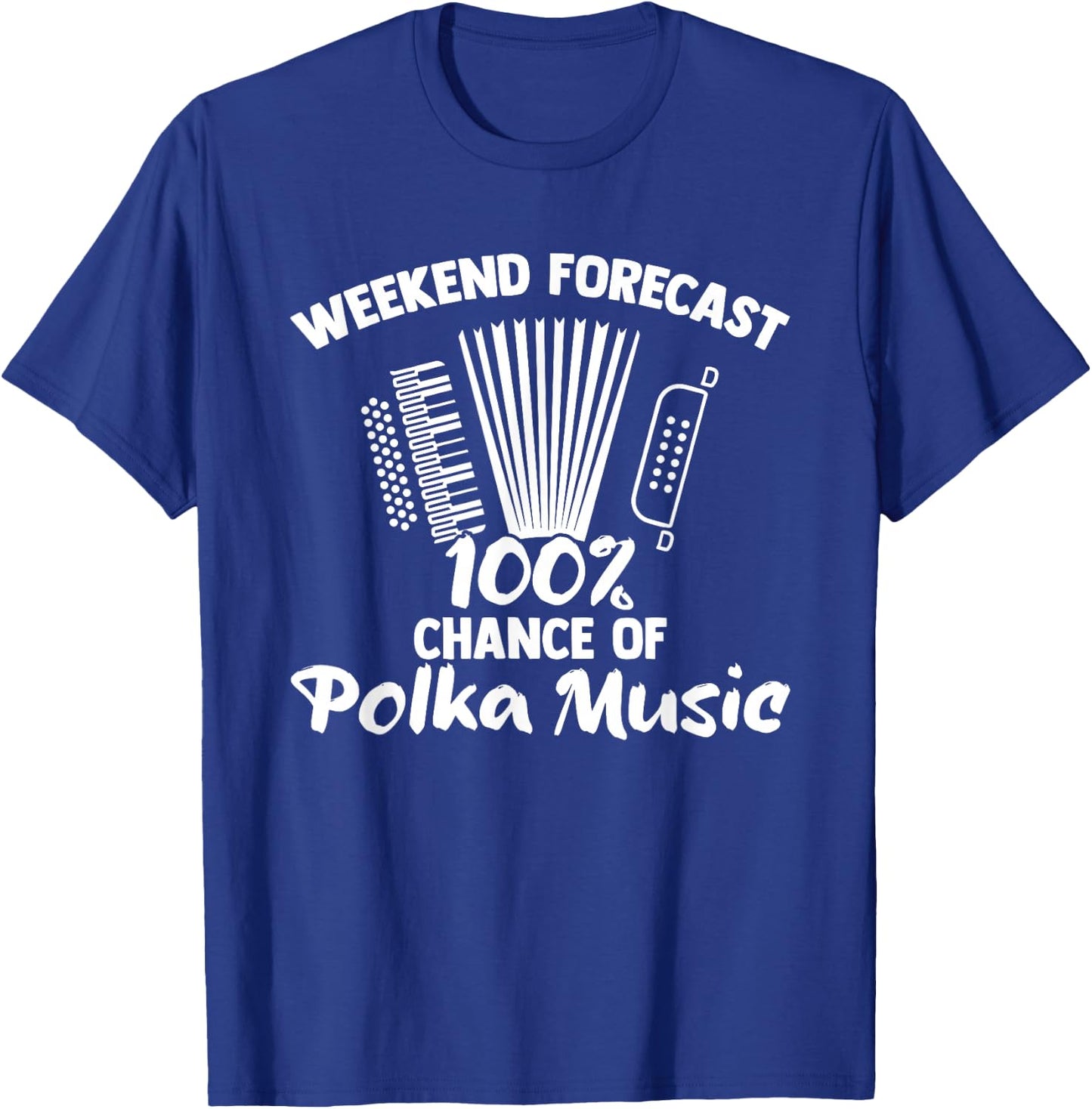 Funny Polka Party Accordion Player Polka Dance Polka Music T-Shirt - T-Shirt | Royal