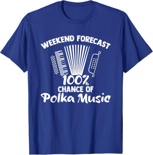 Funny Polka Party Accordion Player Polka Dance Polka Music T-Shirt - T-Shirt | Royal