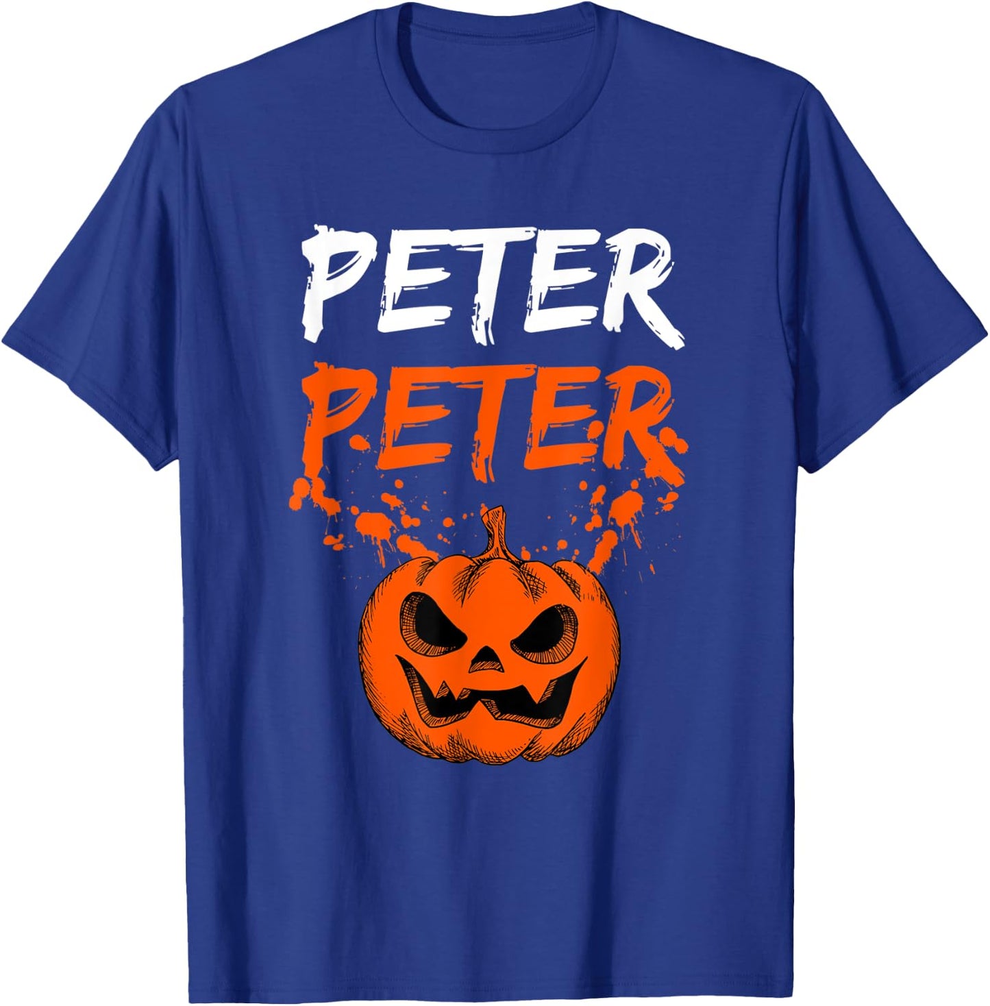 Peter Pumpkin Eater Pumpkin Halloween Halloween Costume T-Shirt - T-Shirt | Royal