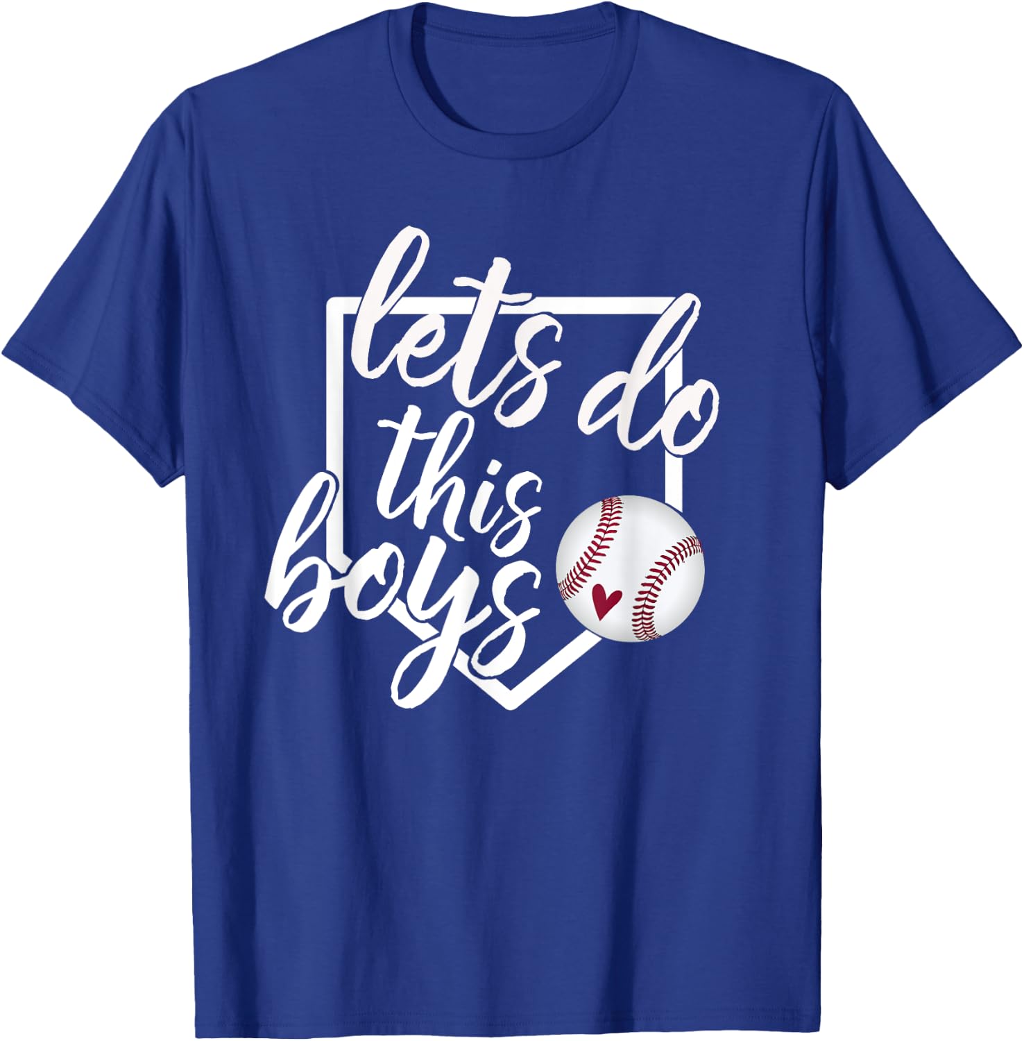 Baseball Mom Shirt Baseball Gift Let's Do This Boys T-Shirt - T-Shirt | Royal