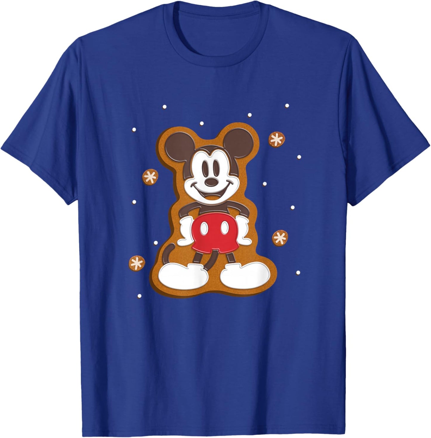 Disney Mickey and Friends Christmas Gingerbread Mickey T-Shirt - T-Shirt | Royal