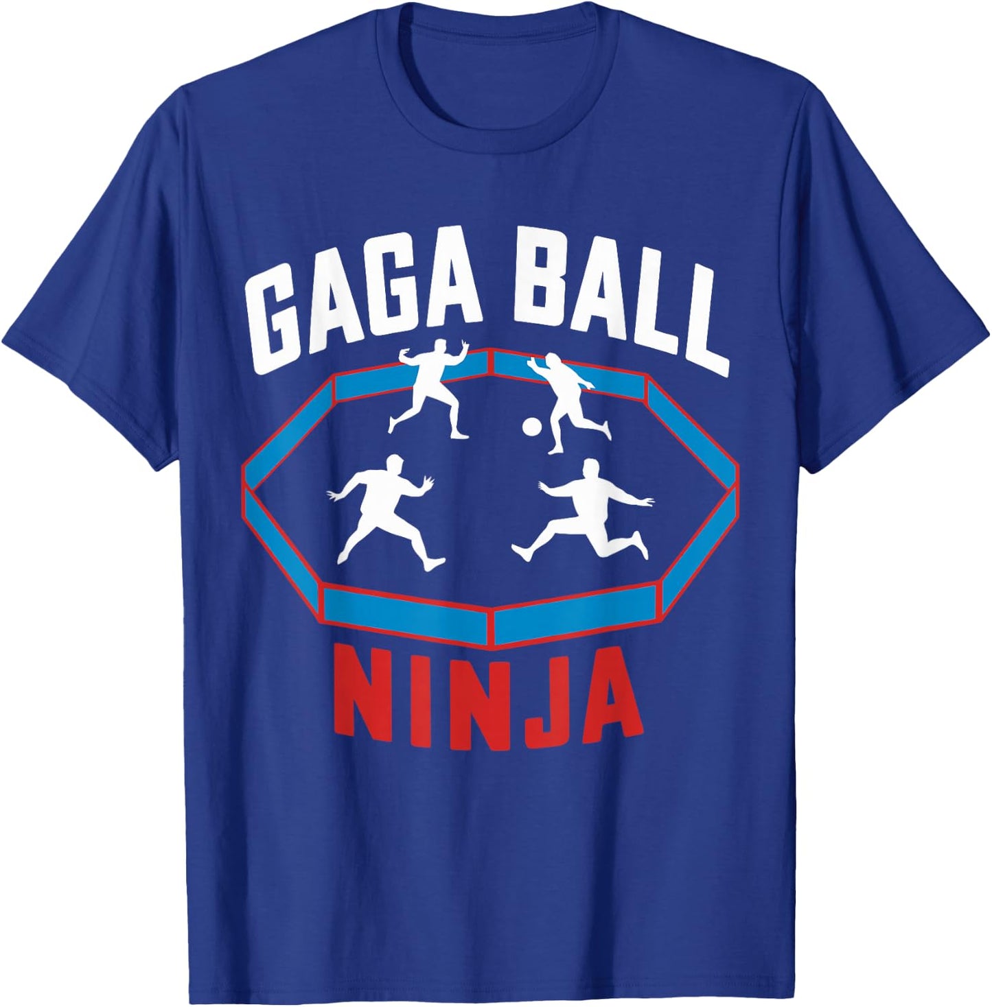 Gaga Ball Ninja Kids Team Sport Dodgeball Ball Game T-Shirt - T-Shirt | Royal
