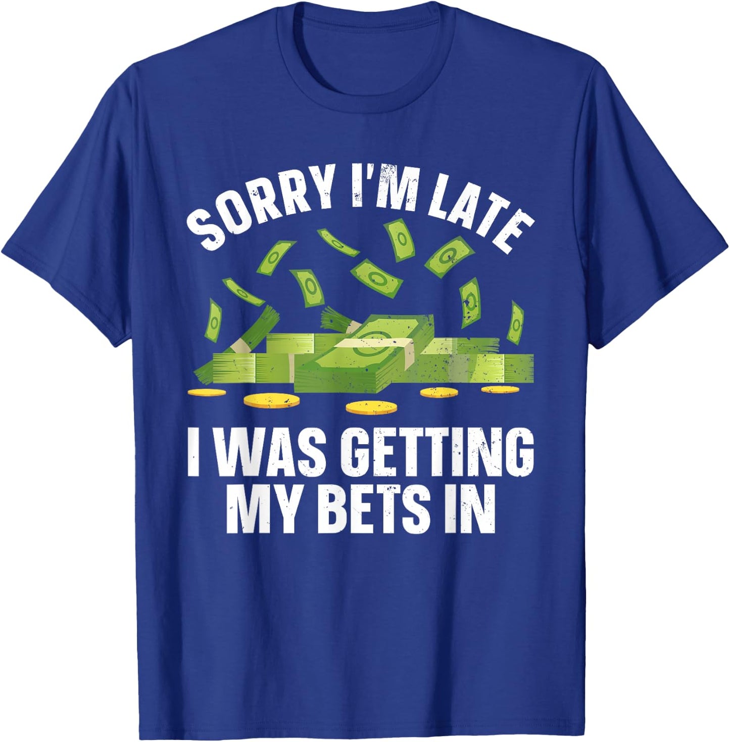 Funny Sports Betting Design Women Sports Gambling T-Shirt - T-Shirt | Royal