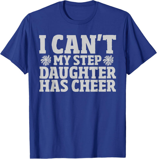 Cheer Stepdad Bonus Daddy - Cheer Step Dad T-Shirt - T-Shirt | Royal