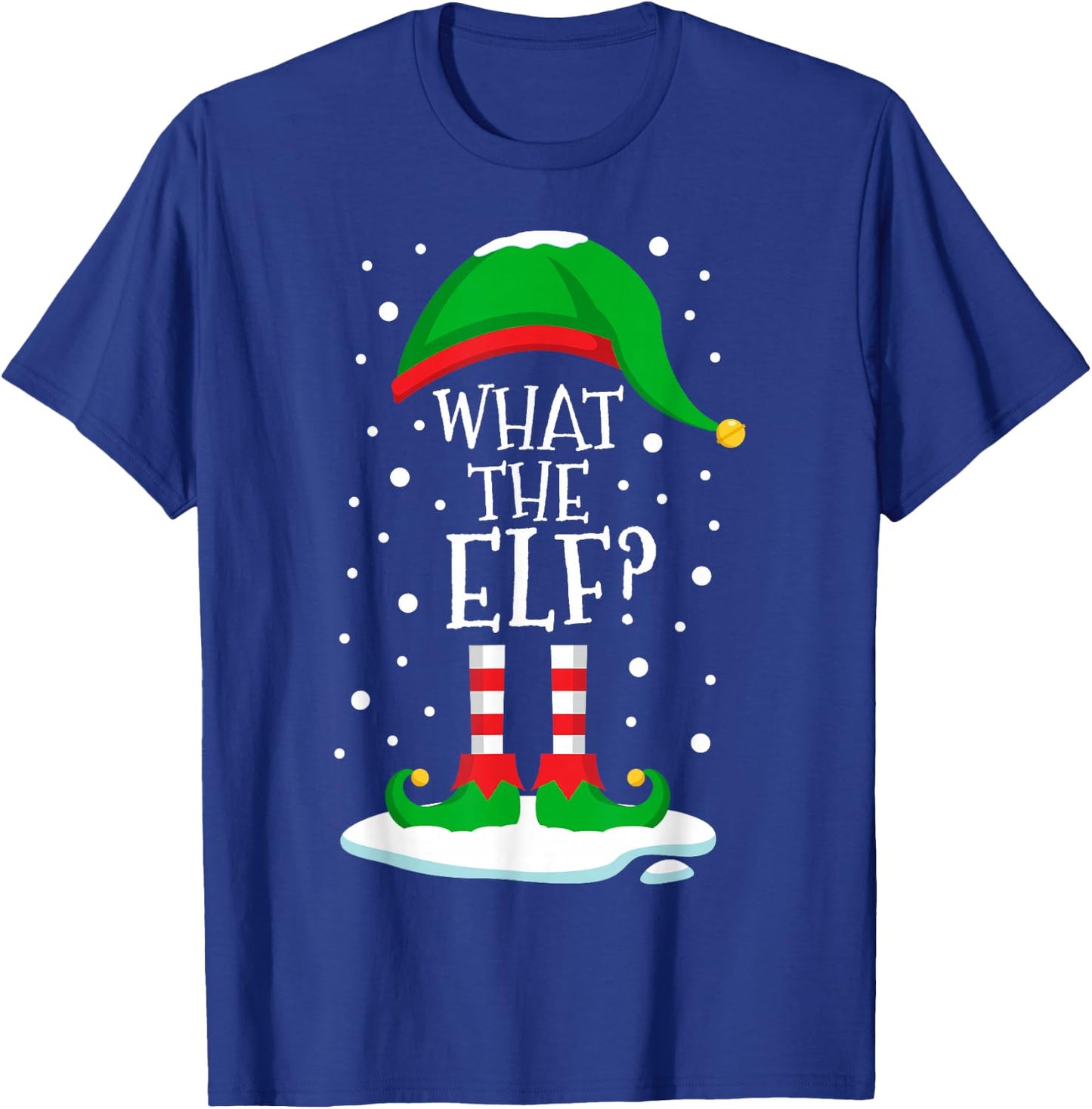 What The Elf Christmas Family Matching Xmas Group Funny T-Shirt - T-Shirt | Royal
