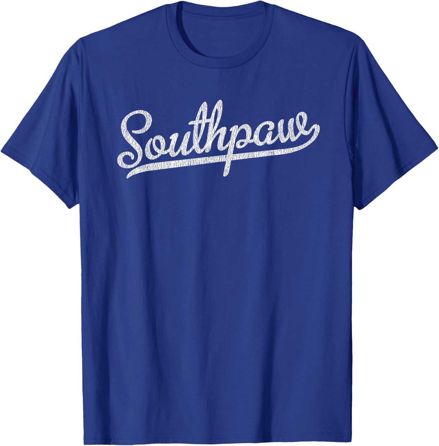 Southpaw Baseball Shirt Left Handed Gift T-Shirt - T-Shirt | Royal