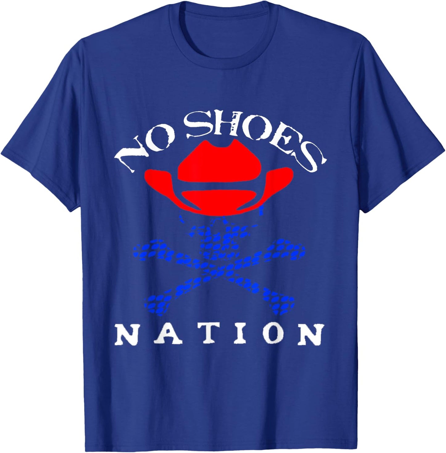 Funny Sayings Shoes,No Shoes No Nation Gifts T-Shirt - T-Shirt | Royal