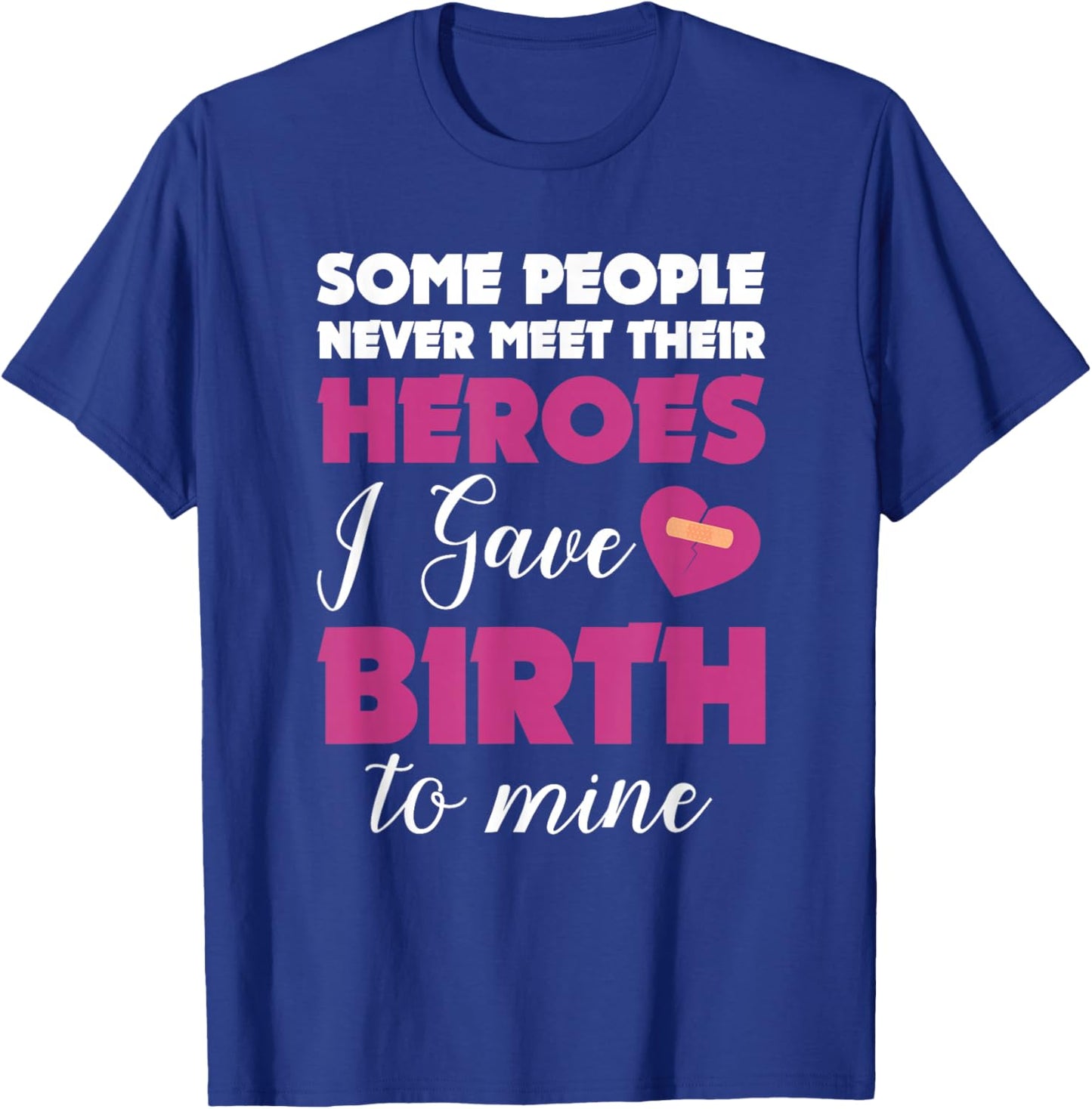 Congenital Heart Defect Shirt CHD Awareness Some People T-Shirt - T-Shirt | Royal