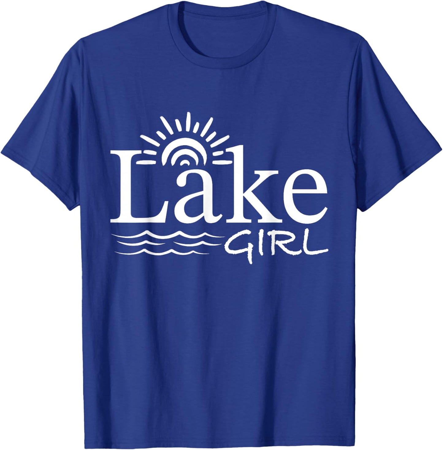 Vintage Lake Girl Lake Life T-Shirt - T-Shirt | Royal