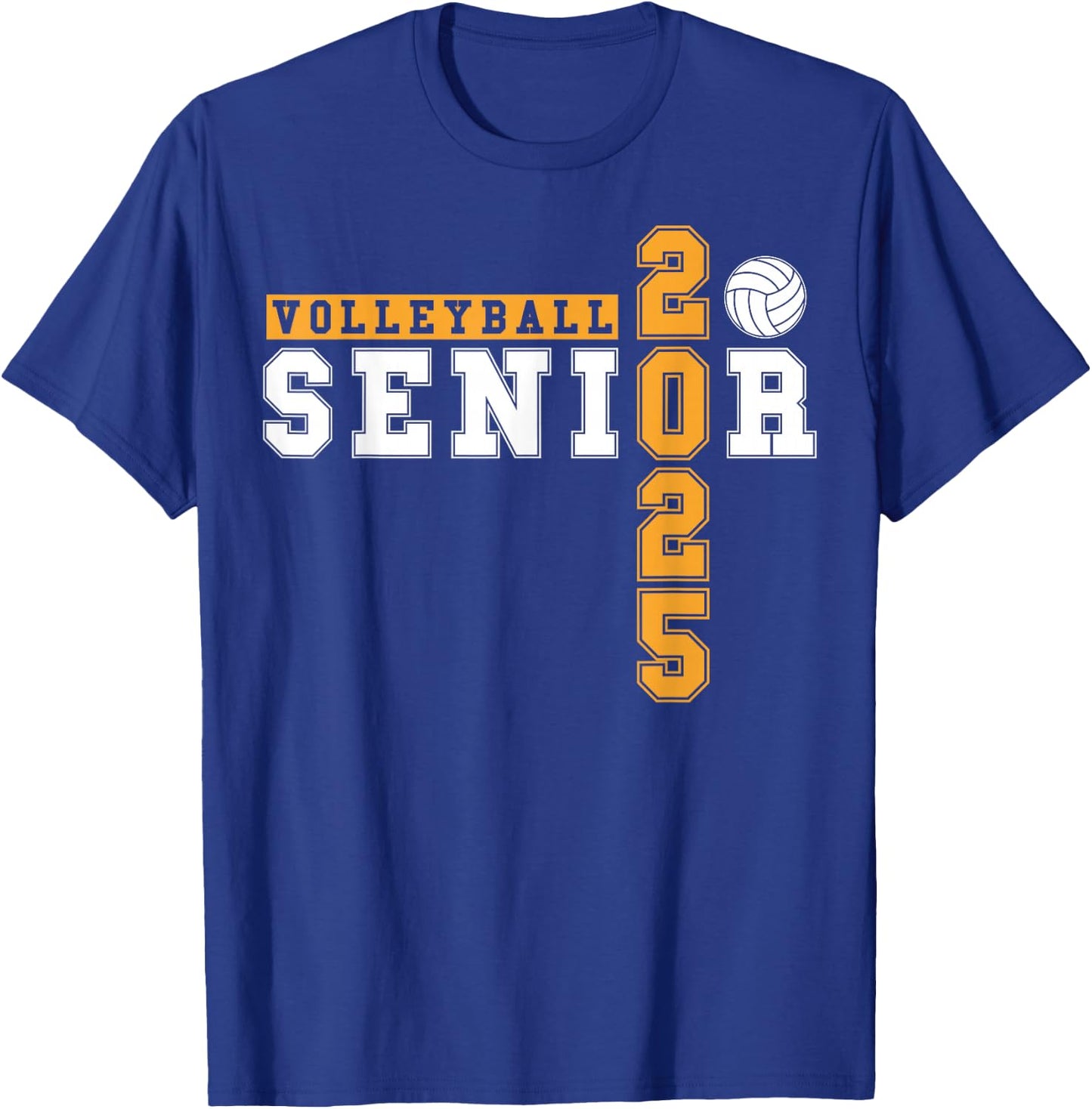 Volleyball Senior Night Volleyball Senior 2025 Graduation 8 T-Shirt - T-Shirt | Royal