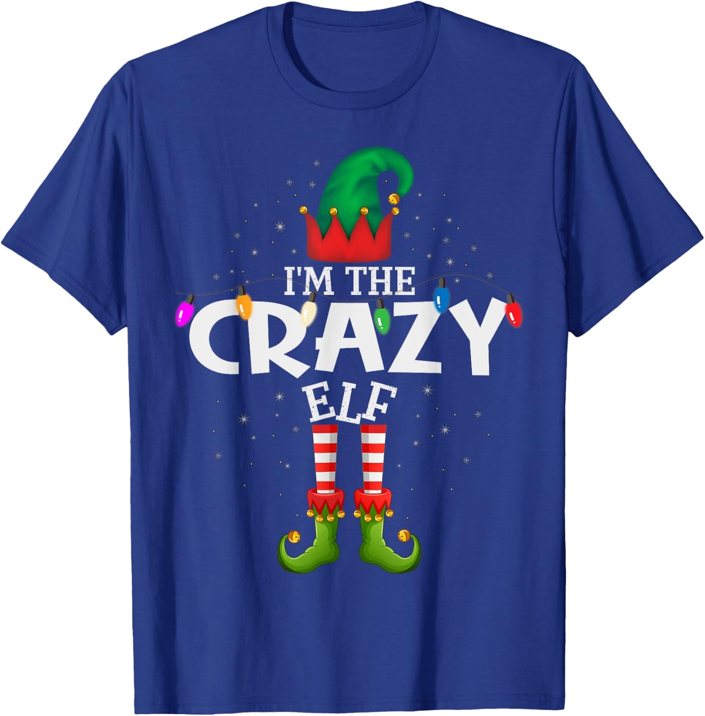 I'm The Crazy Matching Christmas Family T-Shirt - T-Shirt | Royal
