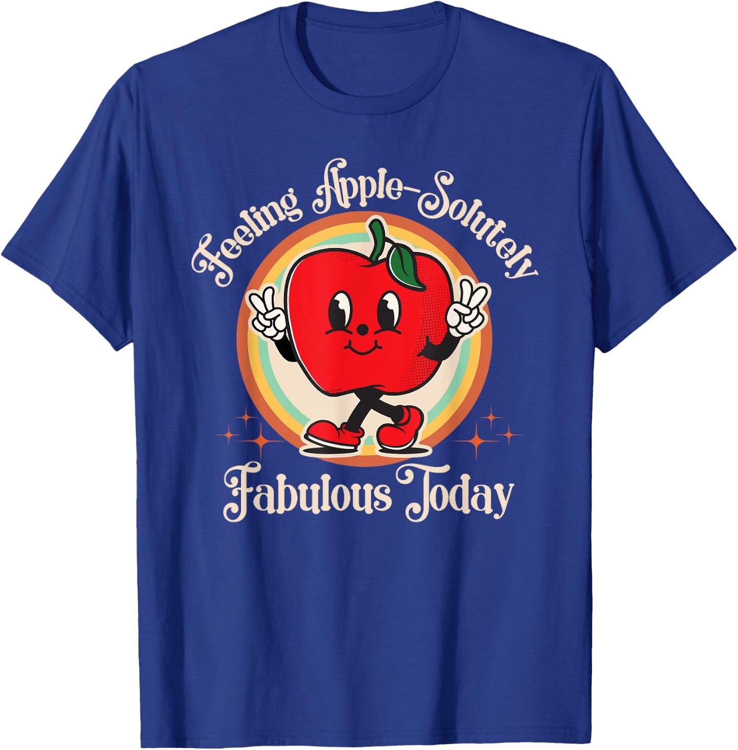 Apple Picking Crew Funny First Apple Picking Matching Family T-Shirt - T-Shirt | Royal