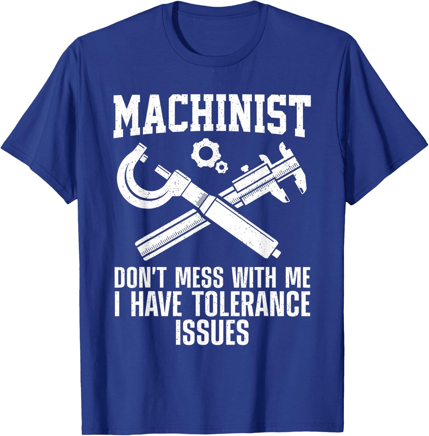 Funny Machinist Art Women Machine Operator Machinist T-Shirt - T-Shirt | Royal