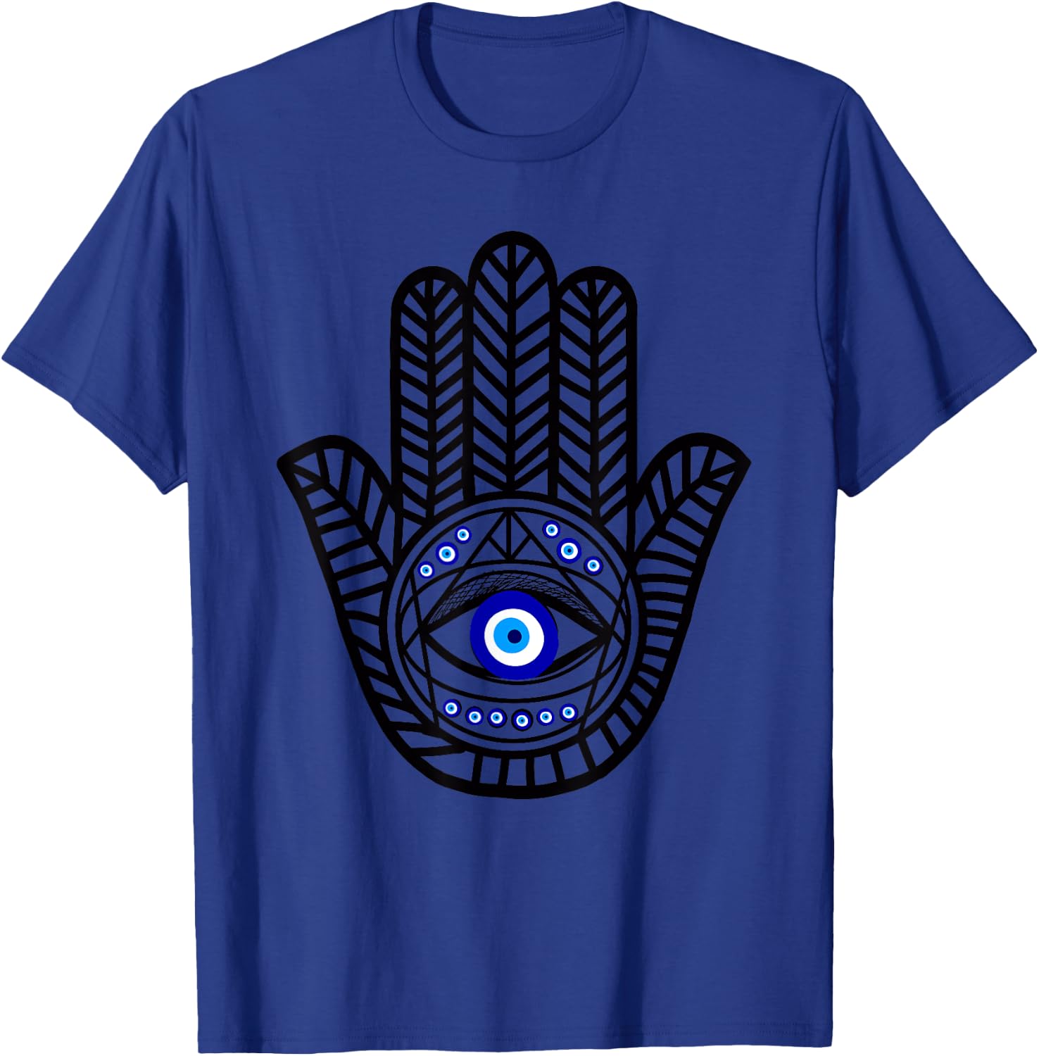 Nazar turkish eye evil eye protection hand of hamsa T-Shirt - T-Shirt | Royal