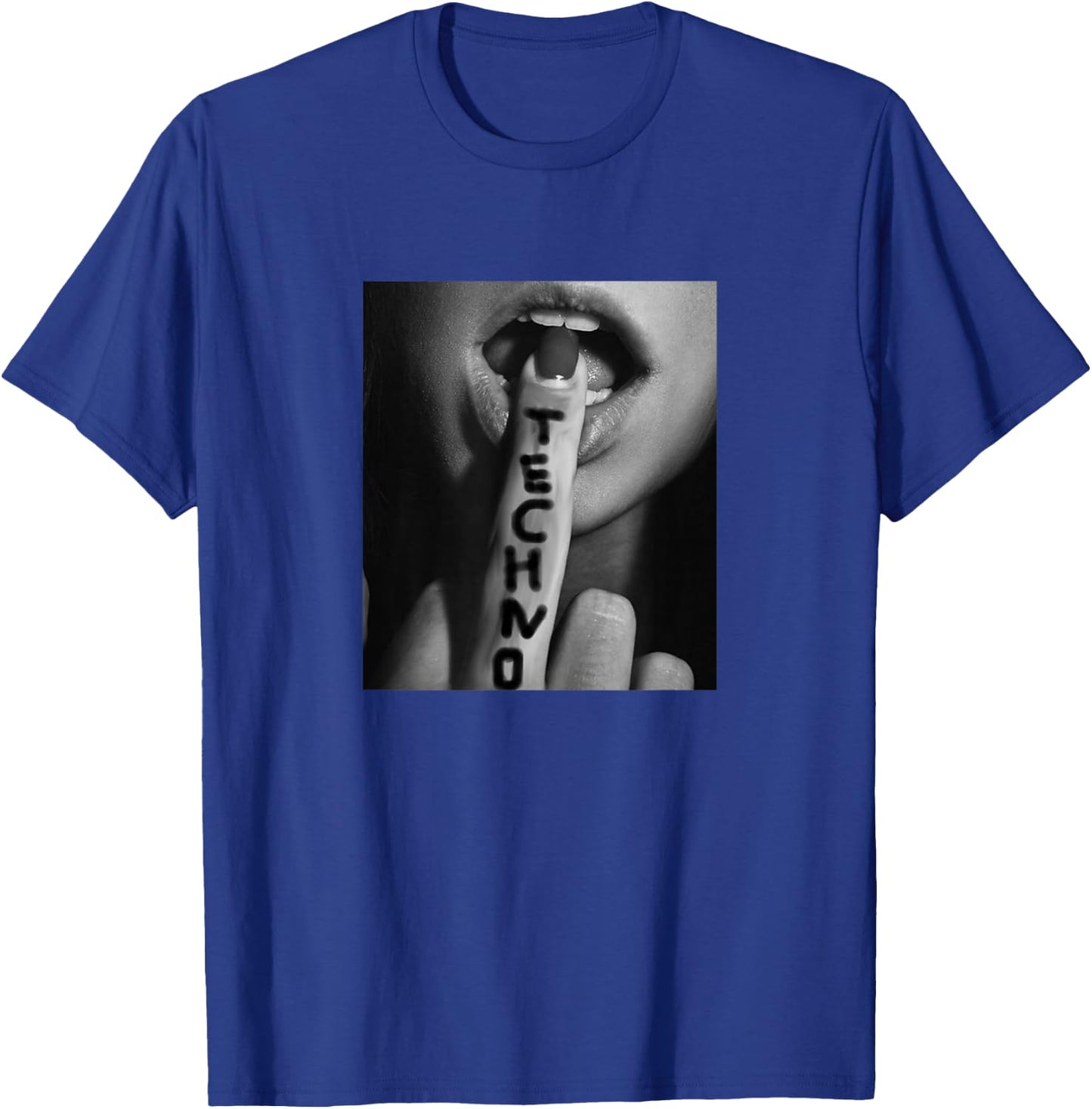 Hot Techno , Sexy Design, Techno Rave T-Shirt - T-Shirt | Royal