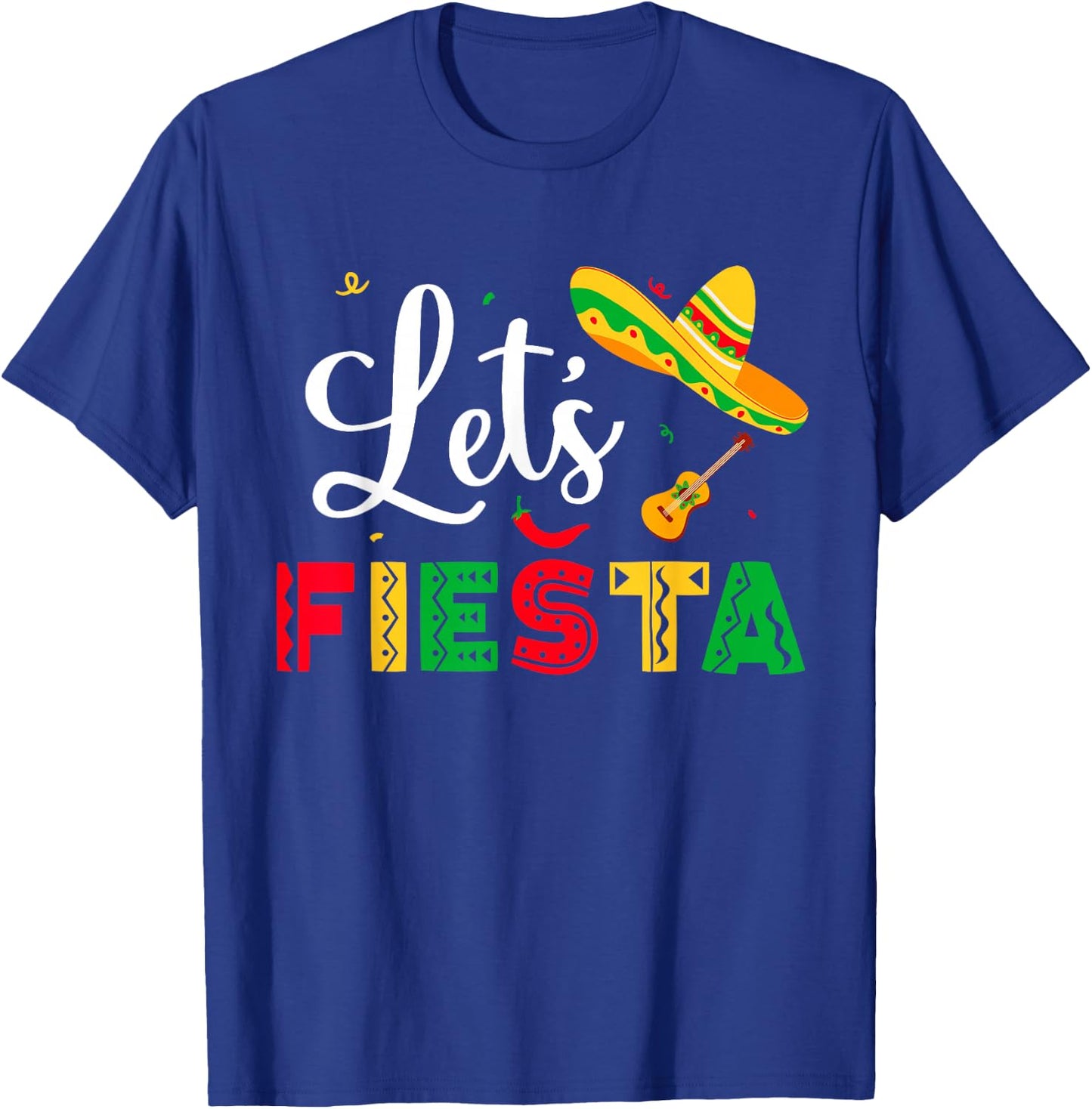 Let's Fiesta Cinco De Mayo Mexican Party Women Kids T-Shirt - T-Shirt | Royal