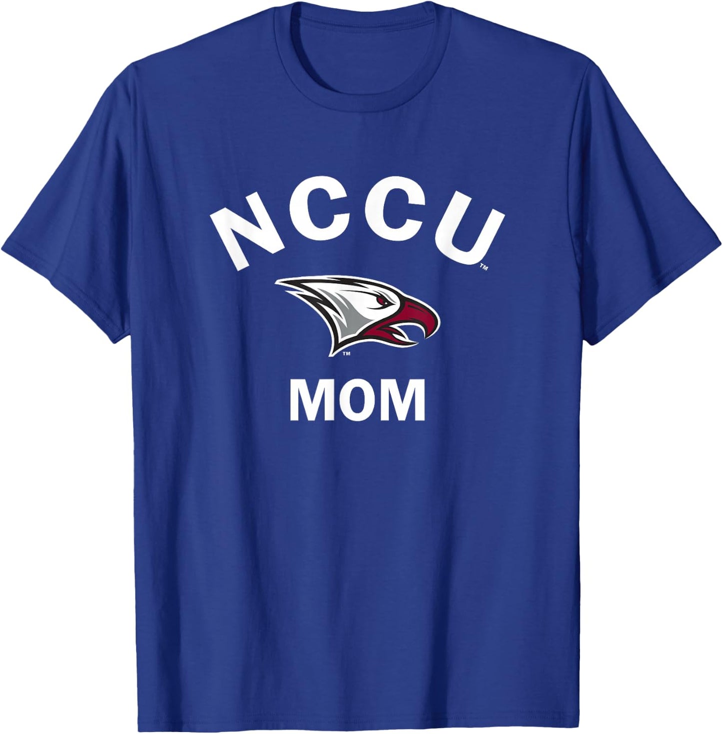 North Carolina Central NCCU Eagle Arched Mom T-Shirt - T-Shirt | Royal