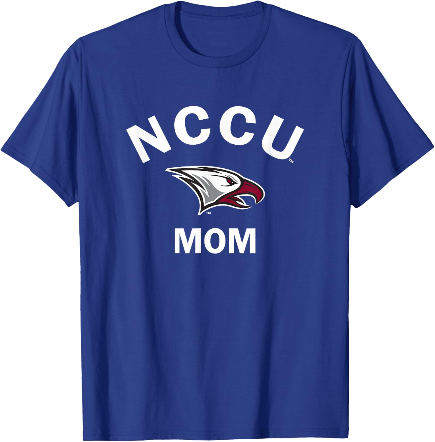 North Carolina Central NCCU Eagle Arched Mom T-Shirt - T-Shirt | Royal