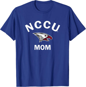 North Carolina Central NCCU Eagle Arched Mom T-Shirt - T-Shirt | Royal