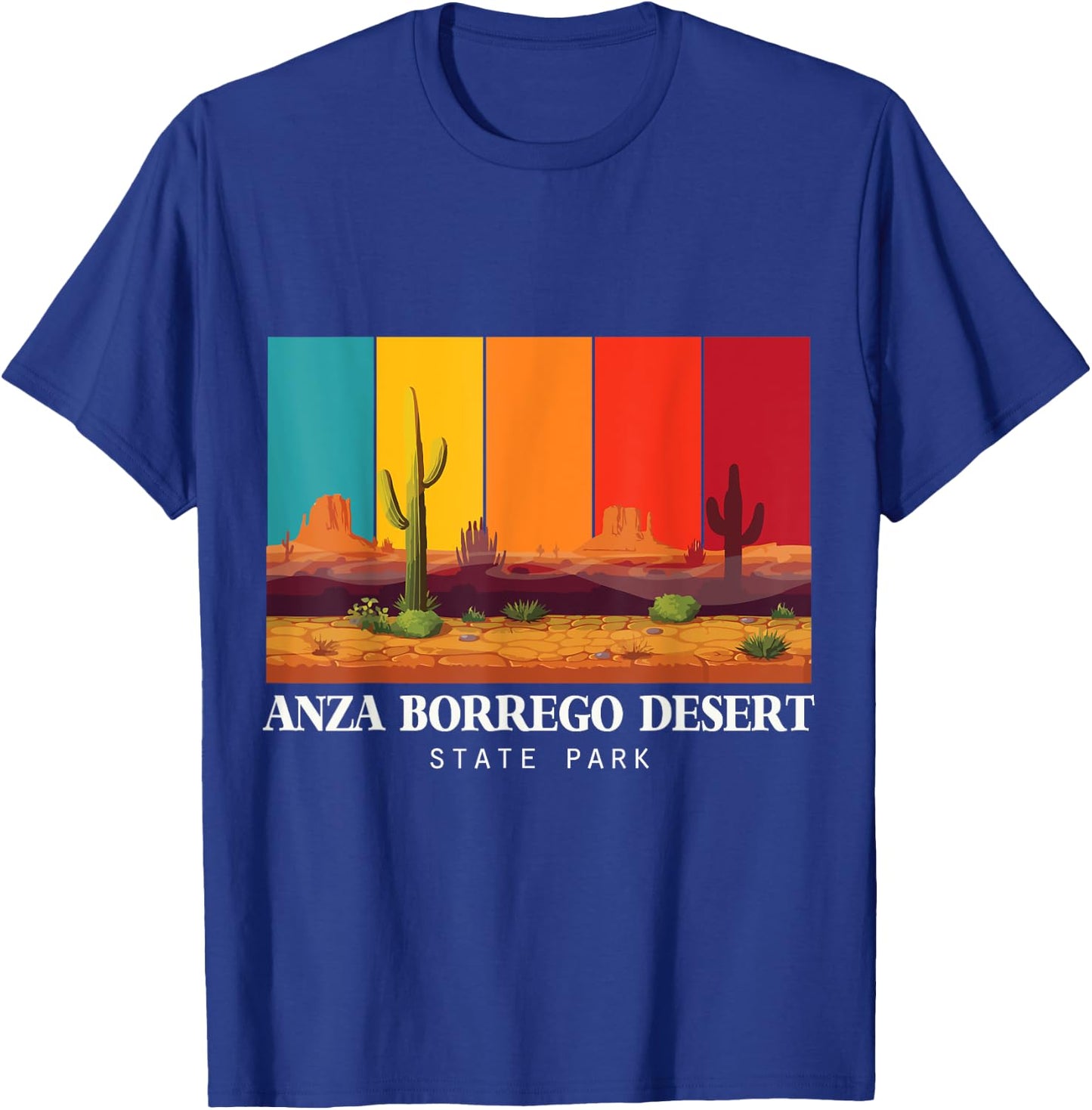 Anza Borrego Desert State Park Cactus Souvenir Colorado T-Shirt - T-Shirt | Royal