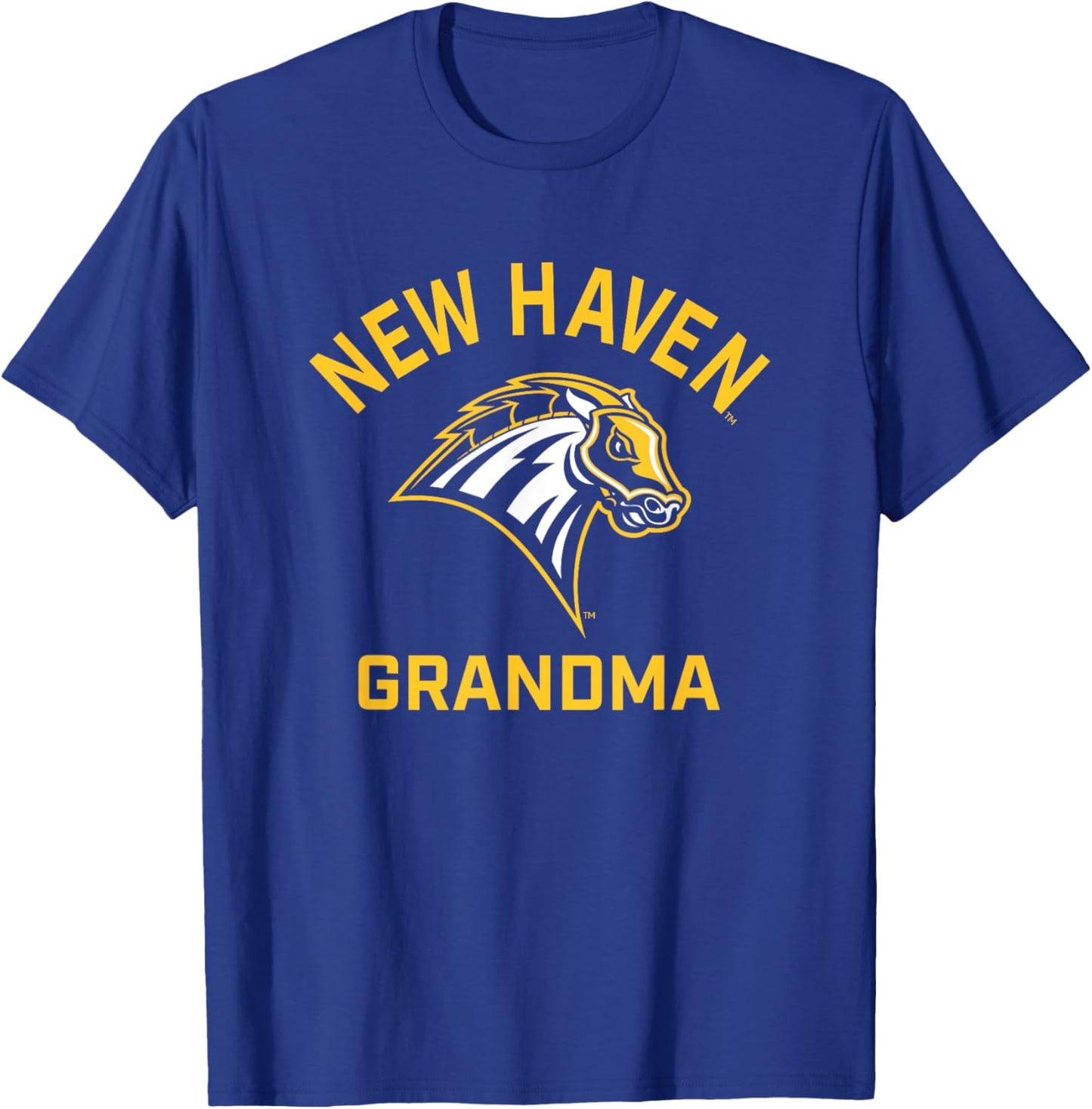University of New Haven UNH Chargers Arched Grandma T-Shirt - T-Shirt | Royal