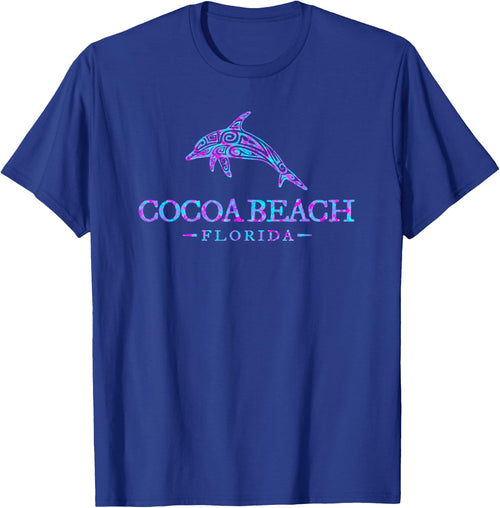 Cocoa Beach Florida Colorful Dolphin Vacation Souvenir