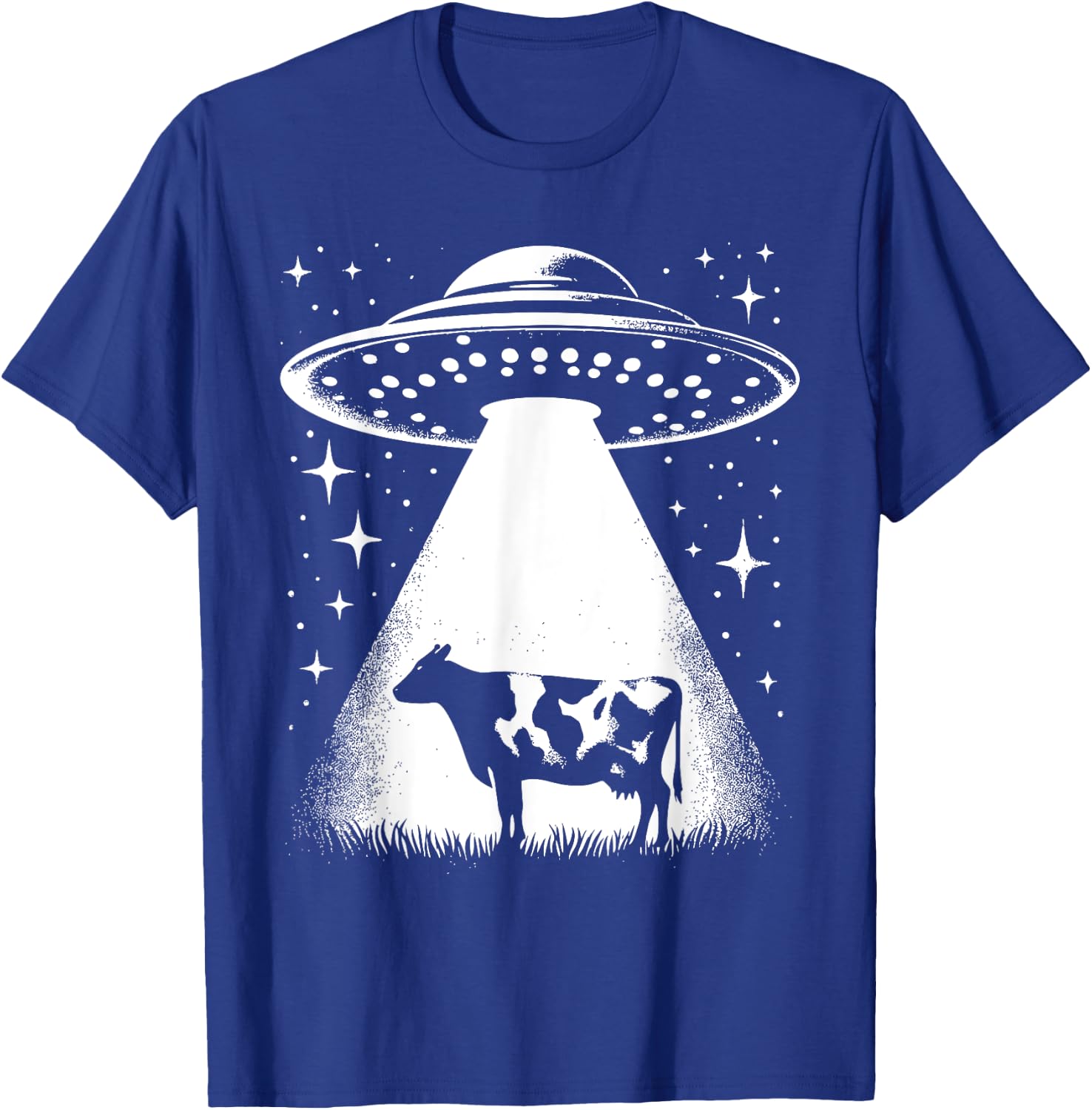 Cow Farmer Breeder - Funny Alien Normande Cattle UFO T-Shirt - T-Shirt | Royal
