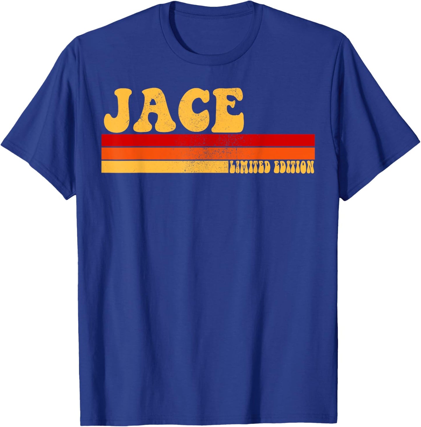 JACE Name Personalized Idea Men Retro Vintage JACE T-Shirt - T-Shirt | Royal