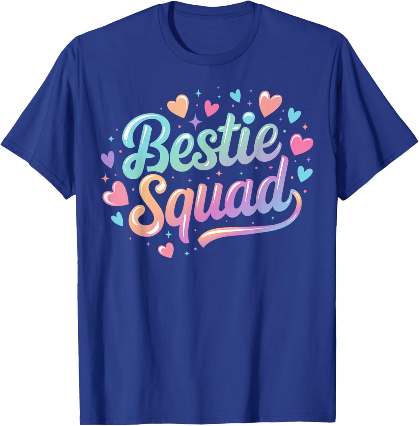 Funny Tie Dye Best Friend Matching Bestie Squad BFF Cute T-Shirt - T-Shirt | Royal