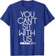 Mean Girls You Can't Sit with Us Center Stacked Text T-Shirt - T-Shirt | Royal