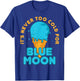 It's Never Too Cold for Blue Moon Ice Cream Food Lover T-Shirt - T-Shirt | Royal