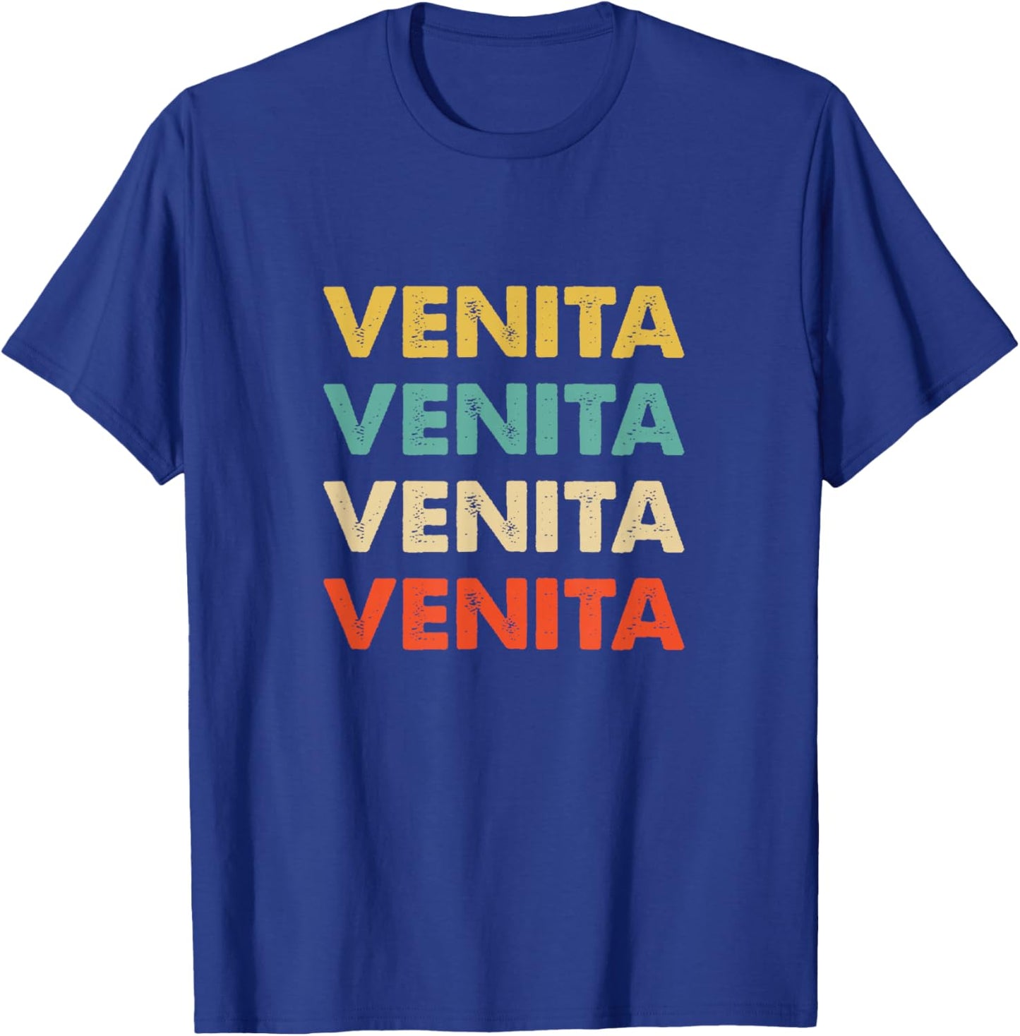 Venita Name T-Shirt - T-Shirt | Royal