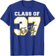 Class of 2037 Pre-K to Graduation Back 2 School Grow With Me T-Shirt - T-Shirt | Royal