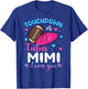 Touchdowns Or Tutus Mimi Loves You Gender Reveal Party T-Shirt - T-Shirt | Royal