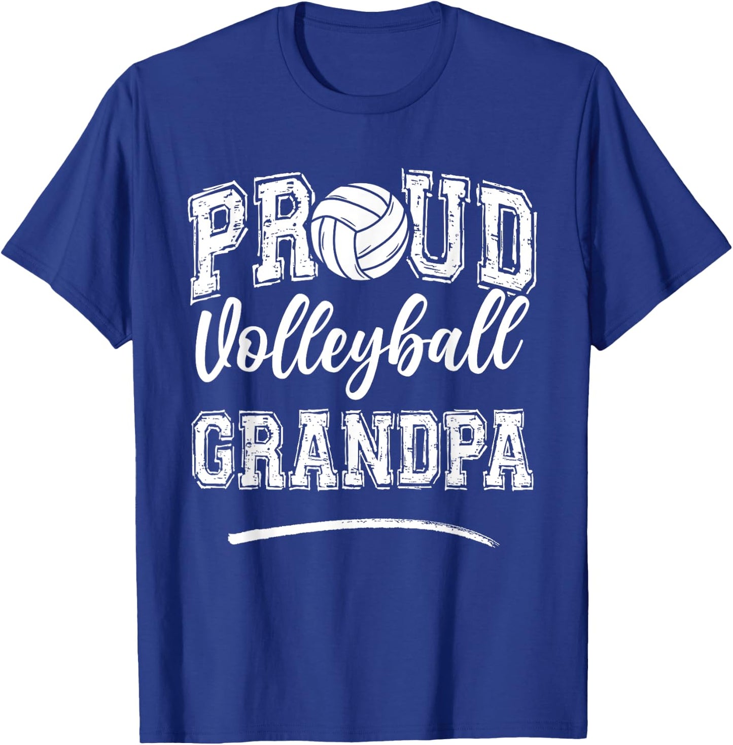 Proud Volleyball Grandpa Papa Funny College That's My Nephew T-Shirt - T-Shirt | Royal