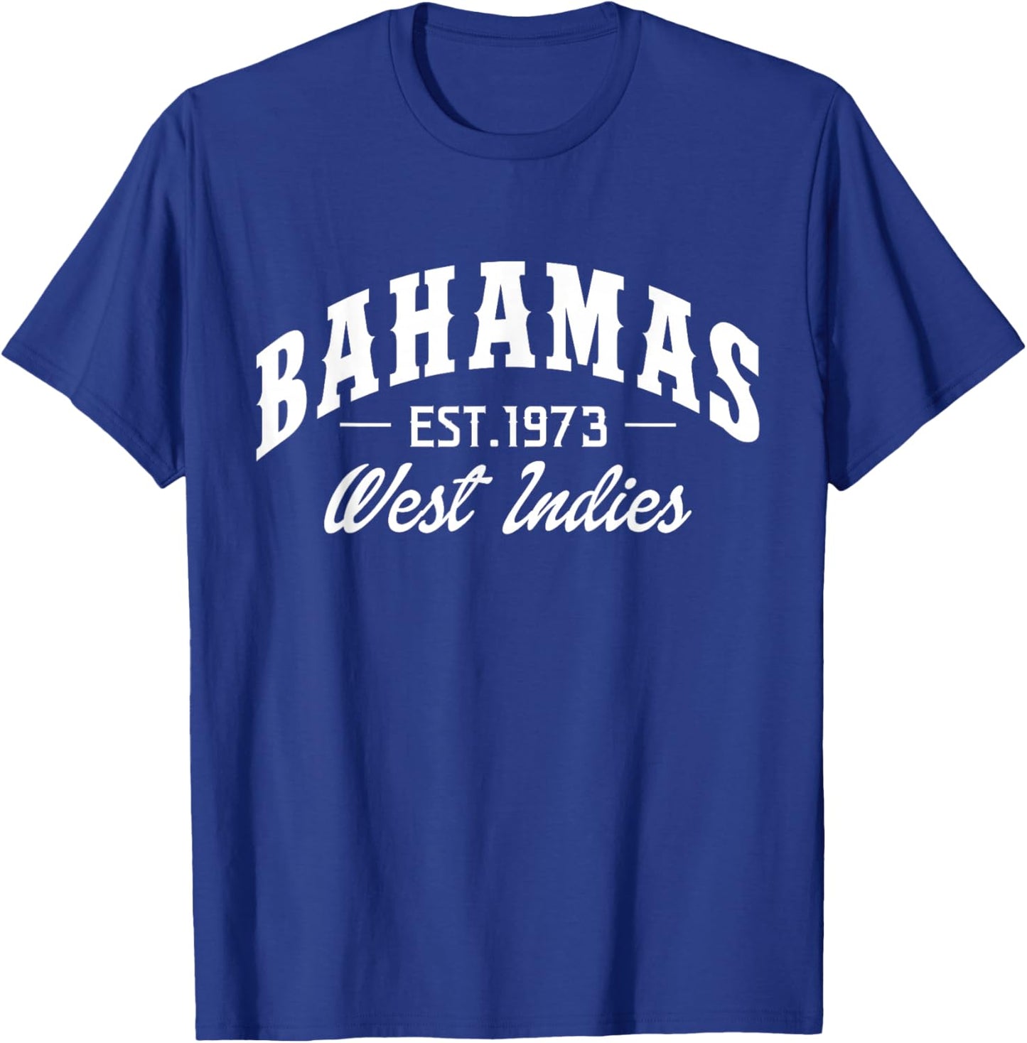 Bahamas Est. 1973 West Indies Bahamian Pride T-Shirt - T-Shirt | Royal