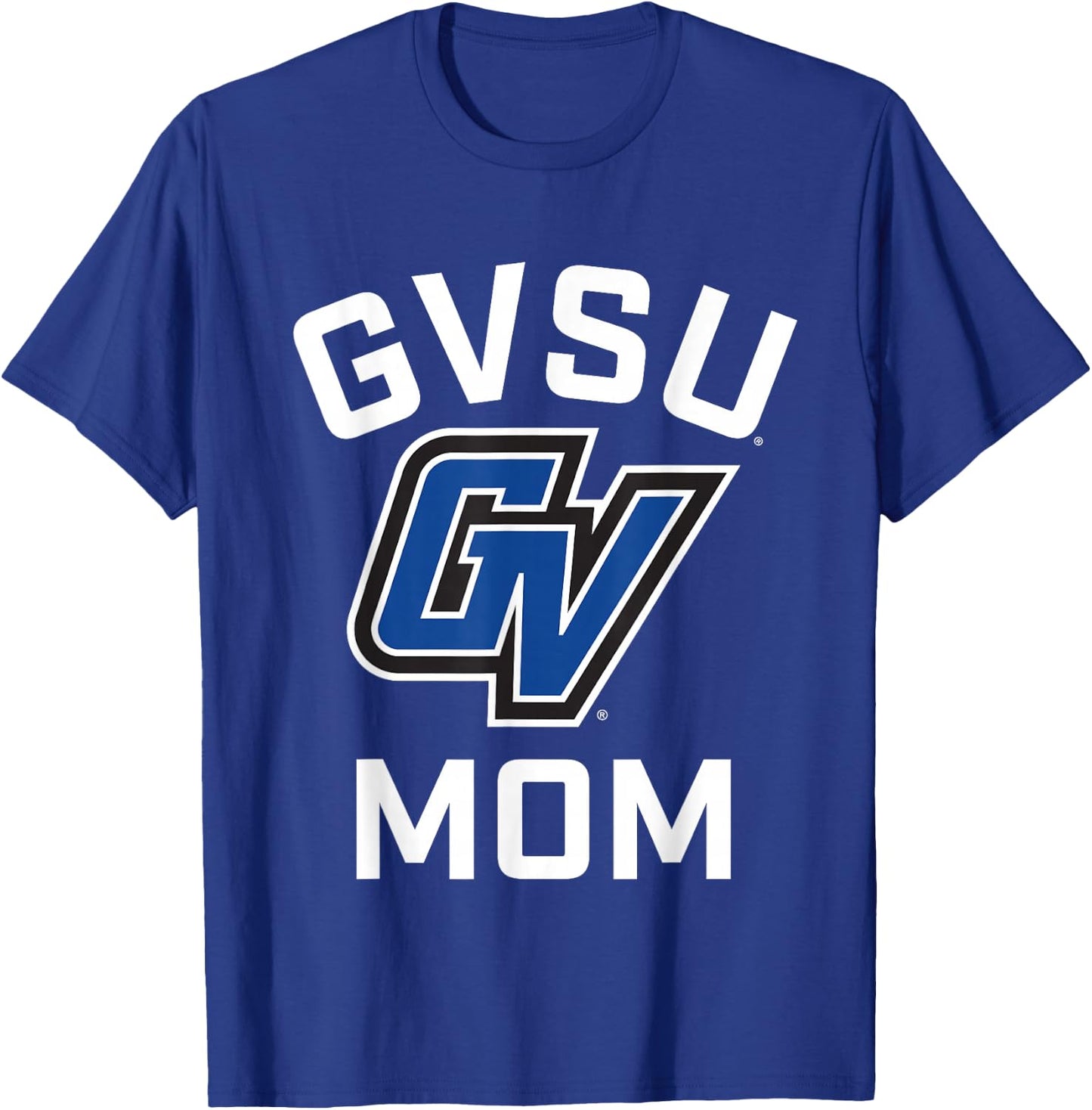 Grand Valley State University GVSU Lakers Arched Mom T-Shirt - T-Shirt | Royal
